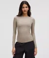 Lululemon Wundermost Ultra-soft Nulu Crewneck Long-sleeve Shirt