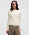 Lululemon Wundermost Ultra-soft Nulu Crewneck Long-sleeve Shirt