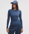 Lululemon Wundermost Ultra-soft Nulu Crewneck Long-sleeve Shirt