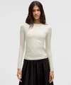 Lululemon Wundermost Ultra-soft Nulu Crewneck Long-sleeve Shirt
