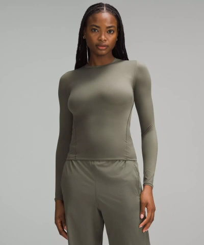 Lululemon Wundermost Ultra-soft Nulu Crewneck Long-sleeve Shirt