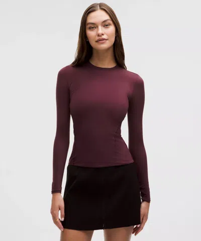 Lululemon Wundermost Ultra-soft Nulu Crewneck Long-sleeve Shirt