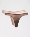Lululemon Wundermost Ultra-soft Nulu Dipped-waist Thong Underwear