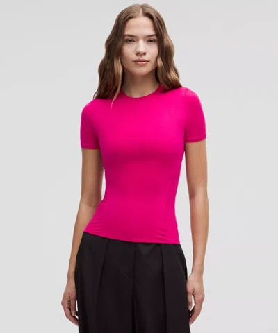 Lululemon Wundermost Ultra-soft Nulu Hip-length Crewneck Shirt
