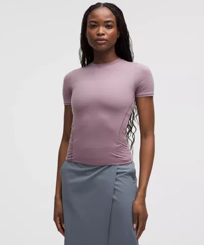 Lululemon Wundermost Ultra-soft Nulu Hip-length Crewneck Shirt