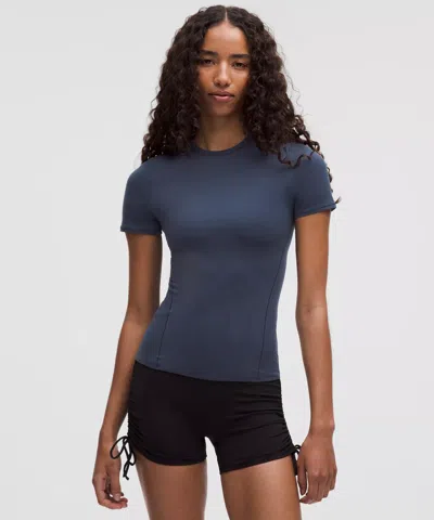 Lululemon Wundermost Ultra-soft Nulu Hip-length Crewneck Shirt