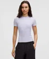 Lululemon Wundermost Ultra-soft Nulu Hip-length Crewneck Shirt