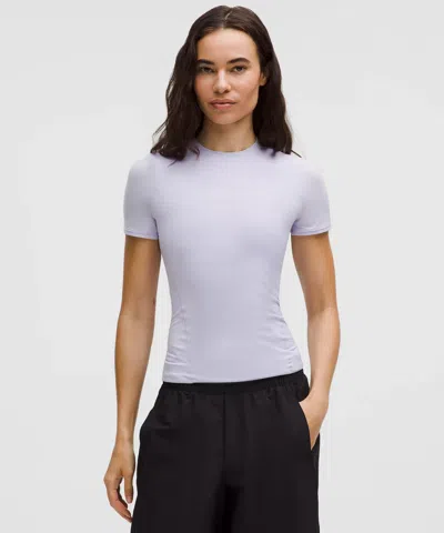 Lululemon Wundermost Ultra-soft Nulu Hip-length Crewneck Shirt