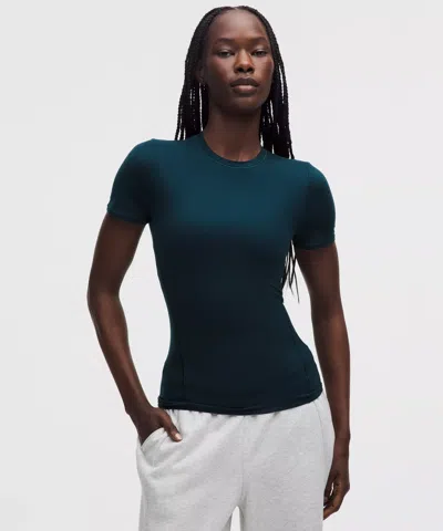 Lululemon Wundermost Ultra-soft Nulu Hip-length Crewneck Shirt