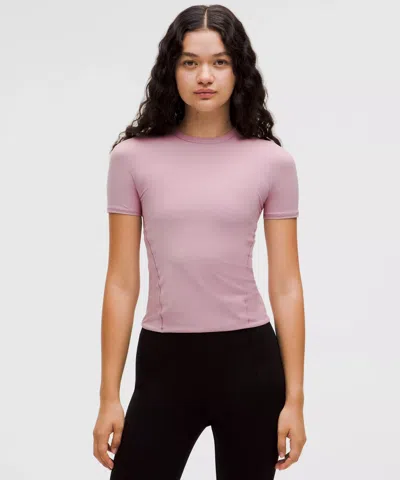 Lululemon Wundermost Ultra-soft Nulu Hip-length Crewneck Shirt