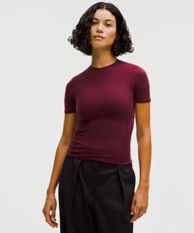 Lululemon Wundermost Ultra-soft Nulu Hip-length Crewneck Shirt