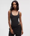 Lululemon Wundermost Ultra-soft Nulu Mesh Scoop-back Sleeveless Thong Bodysuit