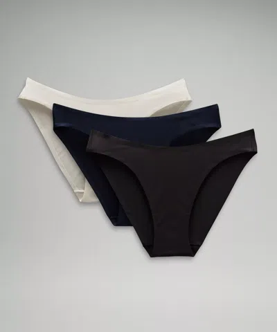 Lululemon Wundermost Ultra-soft Nulu Mid-rise Bikini Underwear 3 Pack