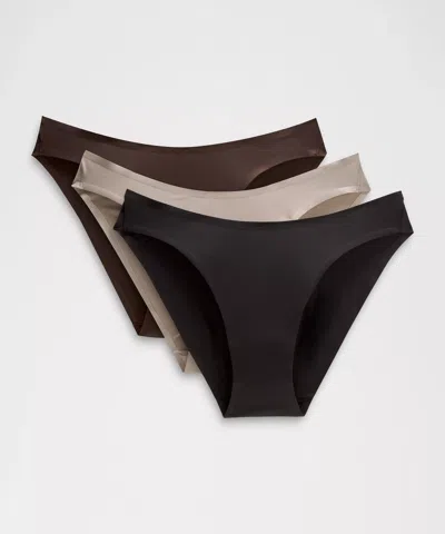 Lululemon Wundermost Ultra-soft Nulu Mid-rise Bikini Underwear 3 Pack