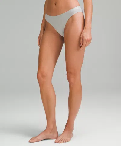 Lululemon Wundermost Ultra-soft Nulu Mid-rise Bikini Underwear In Gray