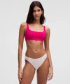 Lululemon Wundermost Ultra-soft Nulu Scoop-neck Bralette A-d Cups In Pink