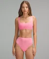 Lululemon Wundermost Ultra-soft Nulu Scoop-neck Bralette A-d Cups In Pink