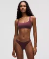 Lululemon Wundermost Ultra-soft Nulu Scoop-neck Bralette A-d Cups In Purple