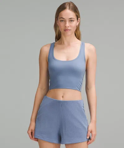 Lululemon Wundermost Ultra-soft Nulu Scoop-neck Cropped Tank Top