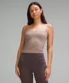 Lululemon Wundermost Ultra-soft Nulu Spaghetti-strap Cami Tank Top In Purple