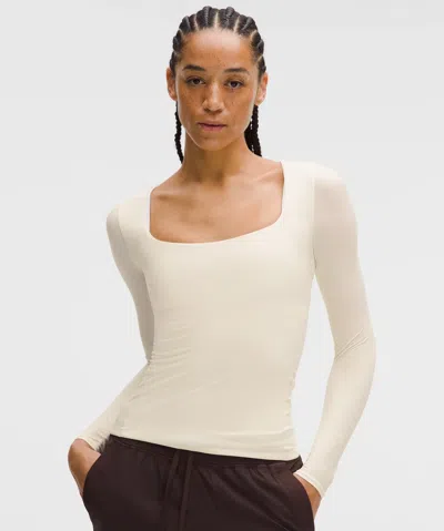 Lululemon Wundermost Ultra-soft Nulu Square-neck Long-sleeve Shirt