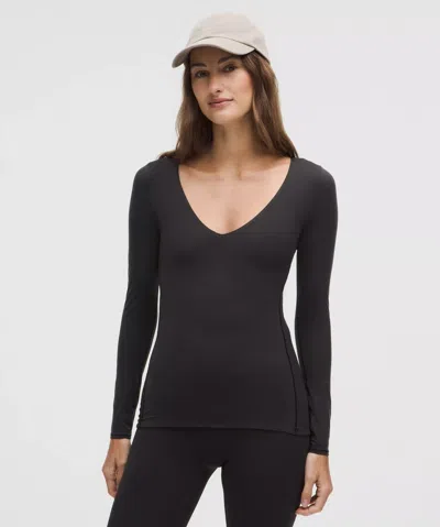 Lululemon Wundermost Ultra-soft Nulu V-neck Long-sleeve Shirt