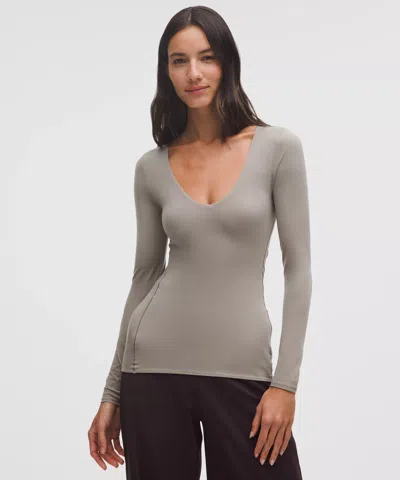 Lululemon Wundermost Ultra-soft Nulu V-neck Long-sleeve Shirt