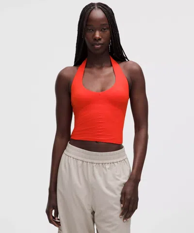 Lululemon Wundermost Ultra-soft Nulu Halter Tank Top