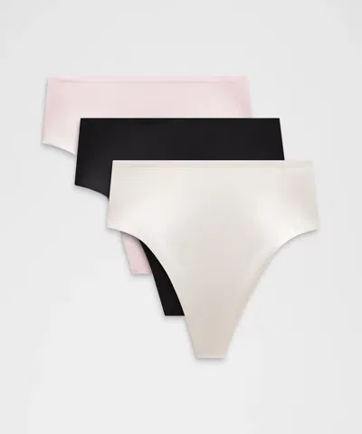 Lululemon Wundermost Ultra-soft Nulu High-waist Thong Underwear In Multi