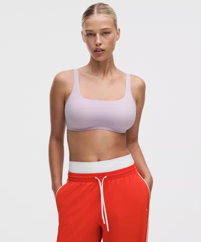 Lululemon Wundermost Ultra-soft Nulu Scoop-neck Bralette In Purple
