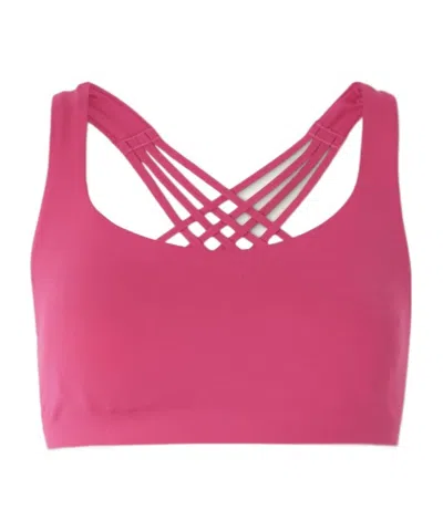 Lululemon Yoga Sports Bra In Pink