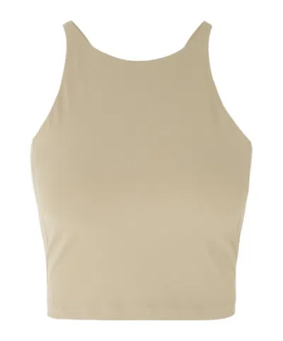 Lululemon Yoga Twist-back  Tank In Neutral
