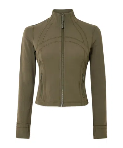Lululemon Yoga Zip-up Athletic Jacket In Green