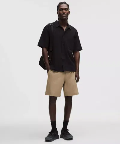 Lululemon Zero Tucks Relaxed-fit Short 8" In Black