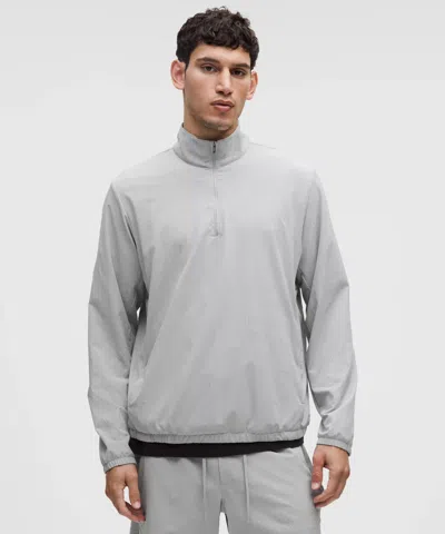 Lululemon Zeroed In Crinkle Texture Half Zip In Green