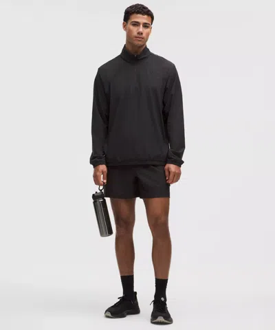 Lululemon Zeroed In Linerless Crinkle Texture Short 5" In Black