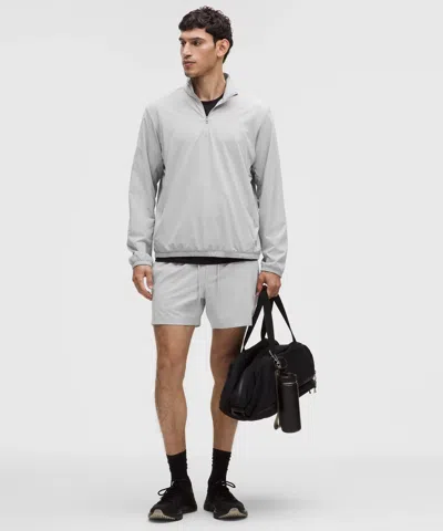 Lululemon Zeroed In Linerless Crinkle Texture Short 5" In Gray