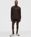 Lululemon Zeroed In Linerless Short 5" In Brown