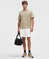 Lululemon Zeroed In Linerless Short 7" In White