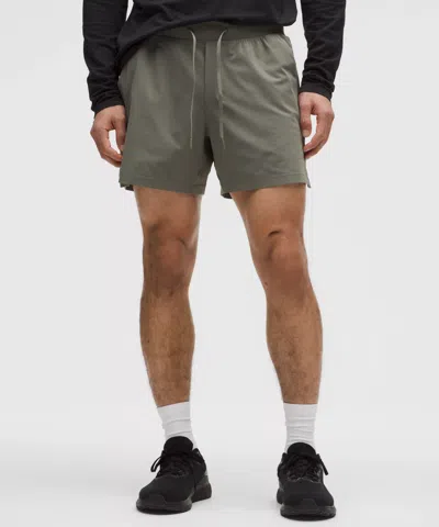 Lululemon Zeroed In Linerless Short 5" In Gray