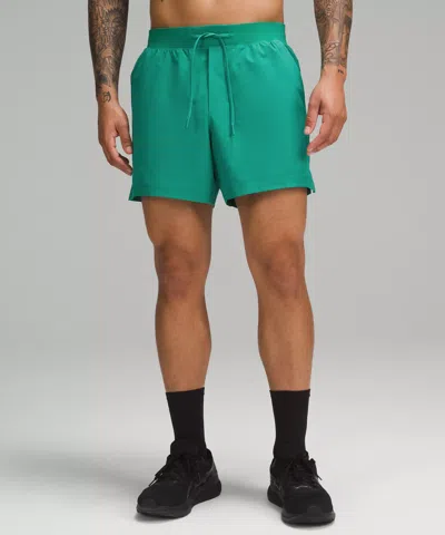 Lululemon Zeroed In Linerless Shorts 5" In Green