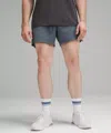 Lululemon Zeroed In Linerless Shorts 5" In Gray
