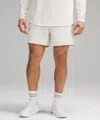 Lululemon Zeroed In Linerless Shorts 5" In White