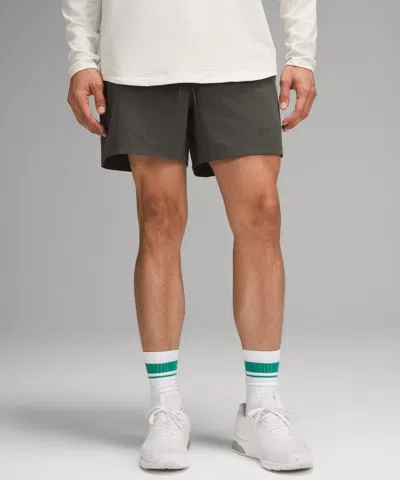 Lululemon Zeroed In Linerless Shorts 5" In Gray