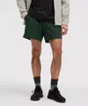 Lululemon Zeroed In Linerless Shorts 5" In Green