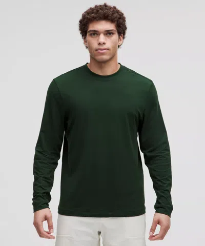 Lululemon Zeroed In Long-sleeve Shirt In Green