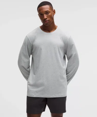 Lululemon Zeroed In Long-sleeve Shirt In Gray