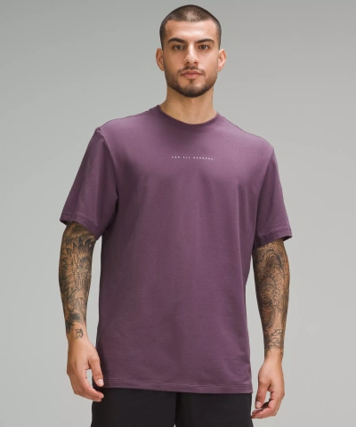 Lululemon Zeroed In Short-sleeve Shirt Graphic In Purple