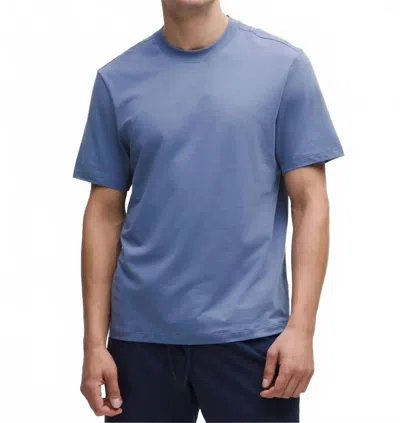 Lululemon Zeroed In Short Sleeve T-shirt In Washed Denim In Multi