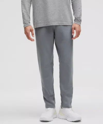 Lululemon Zeroed In Slim-fit Fleece Pants In Gray